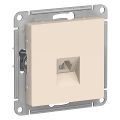 ATLASDESIGN РОЗЕТКА телефонная RJ11, механизм, БЕЖЕВЫЙ Systeme Electric ATN000281
