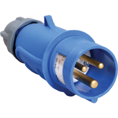 MAGNUM Вилка перенос. ССИ-013 16А-6ч 220В 2P+PE IP44 IEK PSN01-016-3