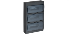 KREPTA 3 Корпус пластиковый ЩРН-П-36 IP41 черный IEK MKP12-N-36-41-K02