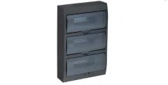 KREPTA 3 Корпус пластиковый ЩРН-П-36 IP41 черный IEK MKP12-N-36-41-K02