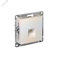 ATLASDESIGN РОЗЕТКА компьютерная RJ45 кат. 5e, механизм, ЖЕМЧУГ Systeme Electric ATN000483