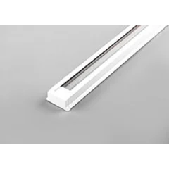 Шинопровод для трековых светильников, белый, 1м, в наборе токоввод, заглушка, крепление, CAB1003 Fer