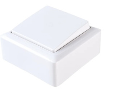 ХИТ О/У 1-клавишный ВЫКЛЮЧАТЕЛЬ 6А, 250В, БЕЛЫЙ. Россия Systeme Electric VA16-131-B