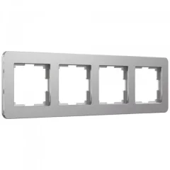 Рамка на 4 поста Platinum алюминий W0042606 Werkel a059218
