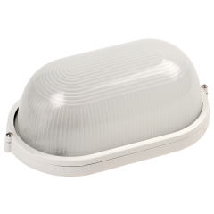 Светильник НПП1201 белый/овал 100Вт IP54 IEK LNPP0-1201-1-100-K01