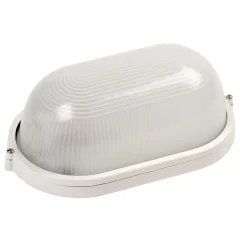 Светильник НПП1201 белый/овал 100Вт IP54 IEK LNPP0-1201-1-100-K01