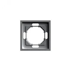 Рамка 1-местная,пластик РС,антрацит soft touch серия Эмили STEKKER PFR00-5001-09 49936