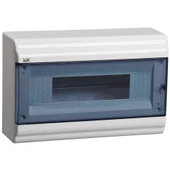 PRIME Корпус пластиковый ЩРН-П-12 белый IP41 IEK MKP82-N-12-41-10