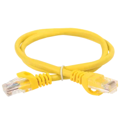Шнур коммутационный кат.5Е UTP 3м желтый GENERICA PC05-C5EU-3M-G