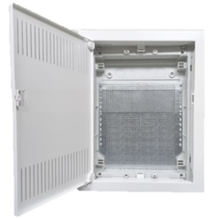 Основание слаботочного щита "Nova" (с монт. платой) 2 габарит IP40 EKF nv-mbase-2