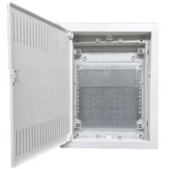 Основание слаботочного щита "Nova" (с монт. платой) 2 габарит IP40 EKF nv-mbase-2