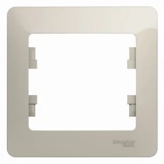 Glossa Молочный Рамка 1-ая Systeme Electric GSL000901