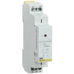 Реле промежут. OIR 1 конт. 16А 24В AC/DC IEK OIR-116-ACDC24V