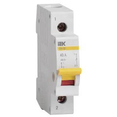 Выключатель нагрузки (мини-рубильник) ВН-32 1Р 40А IEK MNV10-1-040