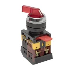 Переключатель ANLC-22 3P красный с подсветкой 220В NO+NC PROxima EKF psw-anlc-3p-r-220