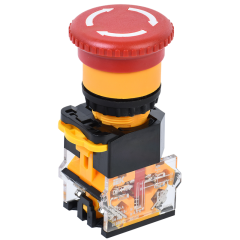 Кнопка D8-11ZS "Грибок" d=22мм 1з+1р пов. с фик. красная IEK BBG30-11ZS-3-23-K04