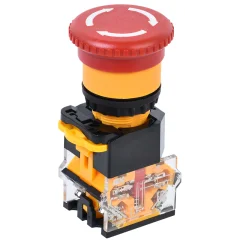 Кнопка D8-11ZS "Грибок" d=22мм 1з+1р пов. с фик. красная IEK BBG30-11ZS-3-23-K04