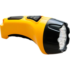 Фонарь аккумуляторный, 7 LED DC (свинцово-кислотная батарея), желтый, TH2294 Feron 12652