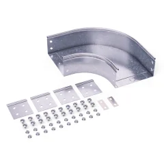 Угол CPO 90 горизонтальный 90° 50х50 в комплекте с крепежными элементами и соединительными пластинам