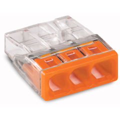 Клеммник 3 (одножильных) х 0,5-2,5 мм 24A Cu/Al с пастой Alu-Plus [уп. 100шт] WAGO 2273-243