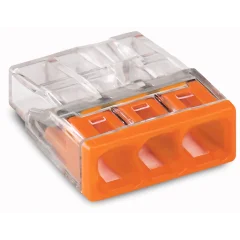 Клеммник 3 (одножильных) х 0,5-2,5 мм 24A Cu/Al с пастой Alu-Plus [уп. 100шт] WAGO 2273-243