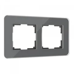 Рамка из стекла на 2 поста Elite графит W0022440 Werkel a057879