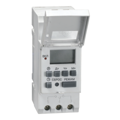 Таймер ТЭ15 цифровой 16А 230В на DIN-рейку IEK MTA10-16