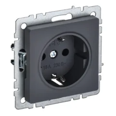 BRITE Роз. с з/к/ш 16А РС14-1-0-БрГ граф. IEK BR-R14-16-K53