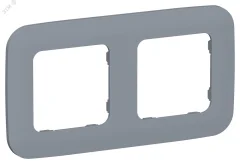 FLITE ARTISTIC Рамка 2-местная РУ-2-А-ФлМ маренго IEK FI-M22-31-20-K35