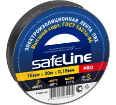 Изолента 15/20 черный Safeline 9360