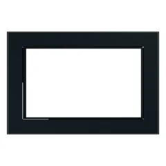 Рамка 2-местная (без перемычки), стекло, серия Катрин, GFR00-7012-05, черный STEKKER 39571