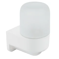 Светильник НББ 01-60-003 152х112х82мм, E27 max 60Вт, угловой пласт. корпус, стекло, IP65, белый Fero