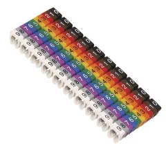 Маркер МКН комплект цифр "0-9" 2,5мм2 (100шт/упак) IEK UMK02-02-09