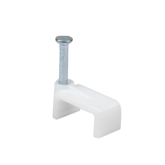 Скоба крепежная квадратная (плоская) (12мм.) (50шт.) PROxima EKF plcn-ss-12