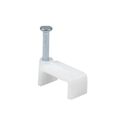 Скоба крепежная квадратная (плоская) (12мм.) (50шт.) PROxima EKF plcn-ss-12