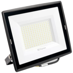Прожектор светодиодный 2835 SMD 150W 6400K IP65 AC230V/50Hz, черный, LL-923 Feron 32104