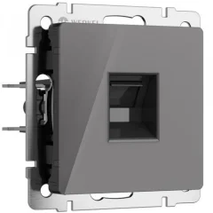 Розетка Ethernet RJ-45 (графит акрил) W1181044 Werkel a064095