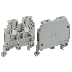 Зажим наборный ЗНИ-2,5мм2 (JXB24А) серый IEK YZN10-002-K03