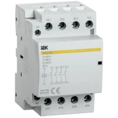 Контактор модульный КМ25-40М AC/DC IEK MKK21-25-40