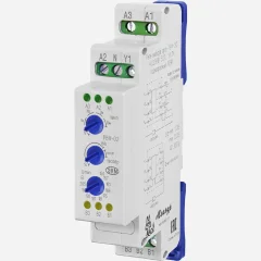 Реле выбора фаз РВФ-02, однофазный АВР с 8А контактной группой Меандр РВФ-02 АС230В УХЛ4