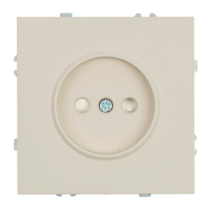 Розетка 1-местная с защитной шторкой (механизм), , б/з, 250В, 16А, серия Эмили, RST16-5109-08 STEKKE
