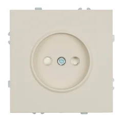 Розетка 1-местная с защитной шторкой (механизм), , б/з, 250В, 16А, серия Эмили, RST16-5109-08 STEKKE