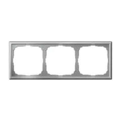 ARTGALLERY 3-постовая РАМКА, универсальная, АЛЮМИНИЙ Systeme Electric GAL000303