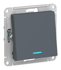 ATLASDESIGN 1-кл ПЕРЕКЛЮЧАТЕЛЬ с подсветкой, сх.6а, 10АХ, механизам, ГРИФЕЛЬ ATN000 Systeme Electric