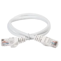 Шнур коммутационный кат.5Е UTP 10м белый GENERICA PC08-C5EU-10M-G