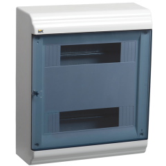 PRIME Корпус пластиковый ЩРН-П-24 белый IP41 IEK MKP82-N-24-41-10