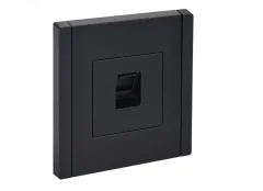 FORTE&PIANO Розетка компьютерная RJ45 кат.5E FP132 черный IEK FP-K10-1-K02