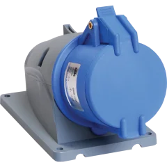 MAGNUM Розетка стац. ССИ-123 32А-6ч 220В 2P+PE IP44 IEK PSN11-032-3