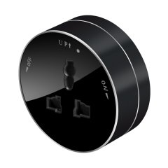 Розетка универс. круглая 13А/250В MultiTrack Антрацит Systeme Electric MTK13002B