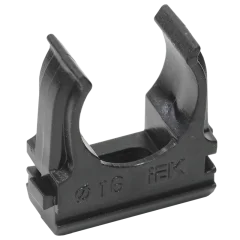 ELASTA Держатель с защелкой CF16 черный IEK CTA10D-CF16-K02-100